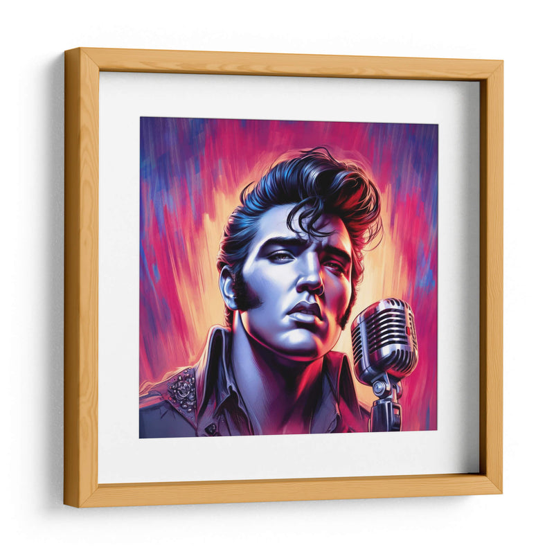 El Rey Elvis - Paltik Arte Digital | Cuadro decorativo de Canvas Lab