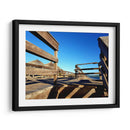 Madera, azul _ sombras - Anivpaz | Cuadro decorativo de Canvas Lab