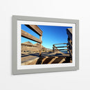 Madera, azul _ sombras - Anivpaz | Cuadro decorativo de Canvas Lab