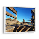 Madera, azul _ sombras - Anivpaz | Cuadro decorativo de Canvas Lab