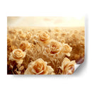 Campo de Rosas Beige - DeLaVegaGaming | Cuadro decorativo de Canvas Lab