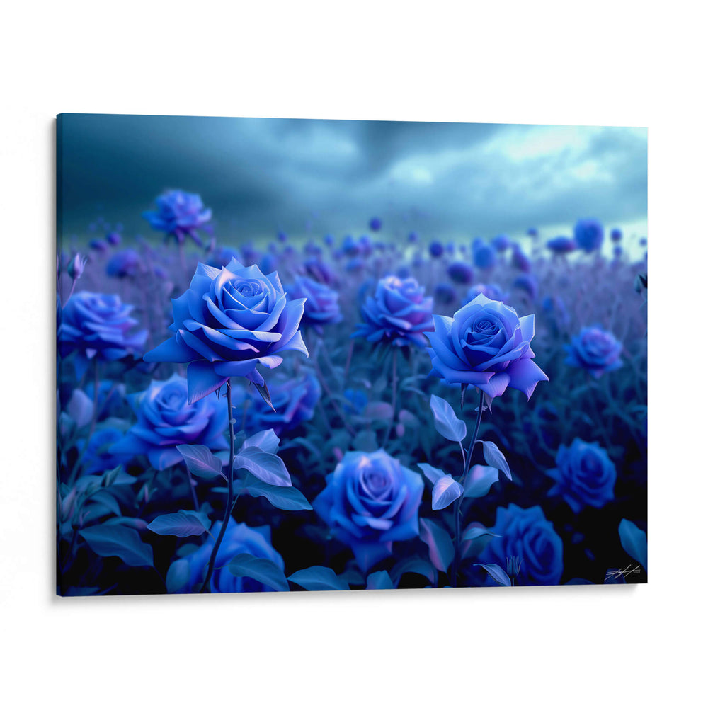 Campo de Rosas Indigo - DeLaVegaGaming | Cuadro decorativo de Canvas Lab