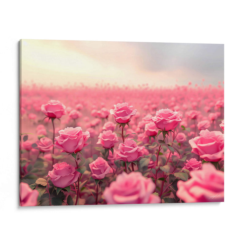 Campo de Rosas Rosas - 1 - DeLaVegaGaming | Cuadro decorativo de Canvas Lab