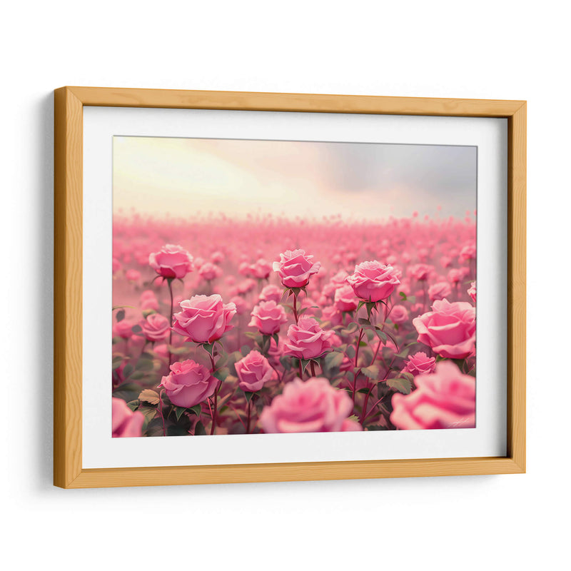 Campo de Rosas Rosas - 1 - DeLaVegaGaming | Cuadro decorativo de Canvas Lab