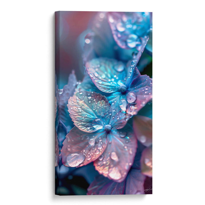 Hydrangea Iridiscente - DeLaVegaGaming | Cuadro decorativo de Canvas Lab