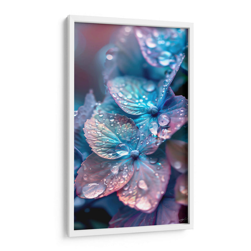 Hydrangea Iridiscente - DeLaVegaGaming | Cuadro decorativo de Canvas Lab