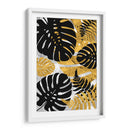 Hojas dorado negro Monstera  - Lofty&Me | Cuadro decorativo de Canvas Lab