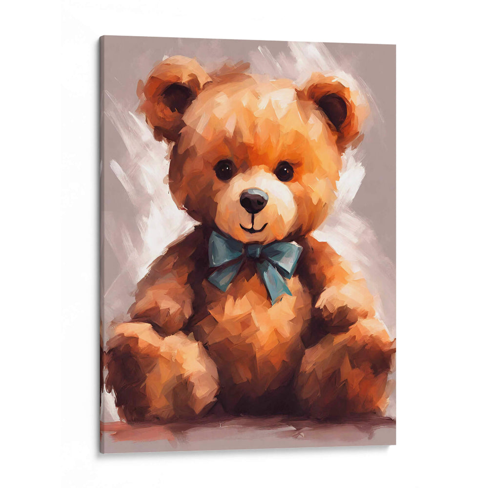 Oso de peluche moño - Lofty&Me | Cuadro decorativo de Canvas Lab