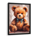 Oso de peluche moño - Lofty&Me | Cuadro decorativo de Canvas Lab