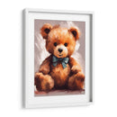 Oso de peluche moño - Lofty&Me | Cuadro decorativo de Canvas Lab