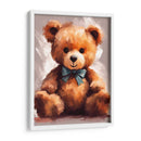 Oso de peluche moño - Lofty&Me | Cuadro decorativo de Canvas Lab
