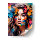 Mujer mariposa 2 - Lofty&Me | Cuadro decorativo de Canvas Lab