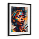 Mujer afro - Lofty&Me | Cuadro decorativo de Canvas Lab