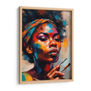 Mujer afro - Lofty&Me | Cuadro decorativo de Canvas Lab