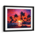 Palmeras en el atardecer  - Paltik Arte Digital | Cuadro decorativo de Canvas Lab