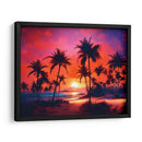 Palmeras en el atardecer  - Paltik Arte Digital | Cuadro decorativo de Canvas Lab