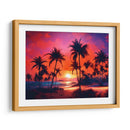 Palmeras en el atardecer  - Paltik Arte Digital | Cuadro decorativo de Canvas Lab