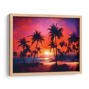 Palmeras en el atardecer  - Paltik Arte Digital | Cuadro decorativo de Canvas Lab
