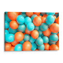 Orbes - Naranjazul - DeLaVegaGaming | Cuadro decorativo de Canvas Lab