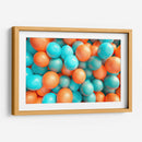 Orbes - Naranjazul - DeLaVegaGaming | Cuadro decorativo de Canvas Lab