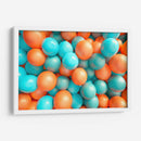 Orbes - Naranjazul - DeLaVegaGaming | Cuadro decorativo de Canvas Lab