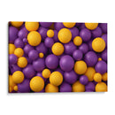 Orbes - Morado/Amarillo - DeLaVegaGaming | Cuadro decorativo de Canvas Lab