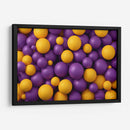Orbes - Morado/Amarillo - DeLaVegaGaming | Cuadro decorativo de Canvas Lab