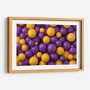 Orbes - Morado/Amarillo - DeLaVegaGaming | Cuadro decorativo de Canvas Lab