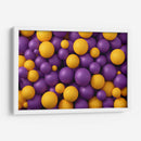 Orbes - Morado/Amarillo - DeLaVegaGaming | Cuadro decorativo de Canvas Lab
