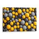 Orbes - Negro Amarillo - DeLaVegaGaming | Cuadro decorativo de Canvas Lab