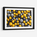 Orbes - Negro Amarillo - DeLaVegaGaming | Cuadro decorativo de Canvas Lab