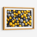 Orbes - Negro Amarillo - DeLaVegaGaming | Cuadro decorativo de Canvas Lab