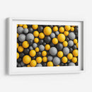 Orbes - Negro Amarillo - DeLaVegaGaming | Cuadro decorativo de Canvas Lab