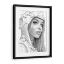 CyberGirl - DeLaVegaGaming | Cuadro decorativo de Canvas Lab