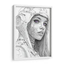 CyberGirl - DeLaVegaGaming | Cuadro decorativo de Canvas Lab