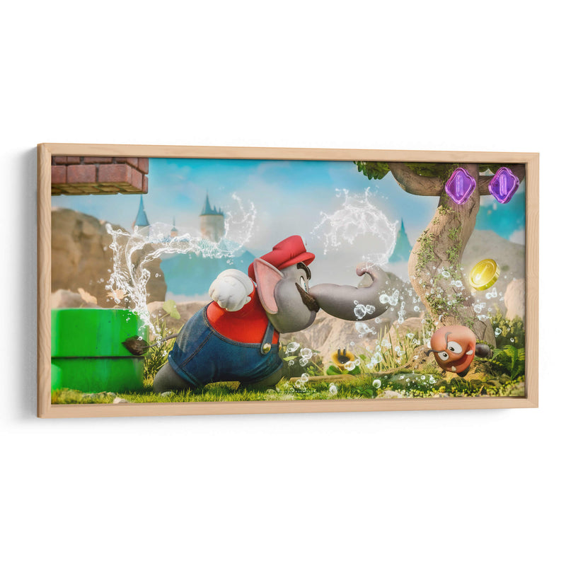 Mario Elefante - Yonatan Rodriguez | Cuadro decorativo de Canvas Lab