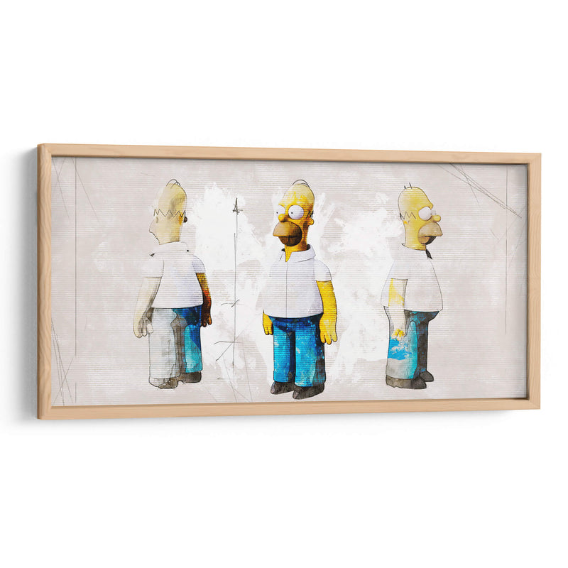 Homero-I - Yonatan Rodriguez | Cuadro decorativo de Canvas Lab