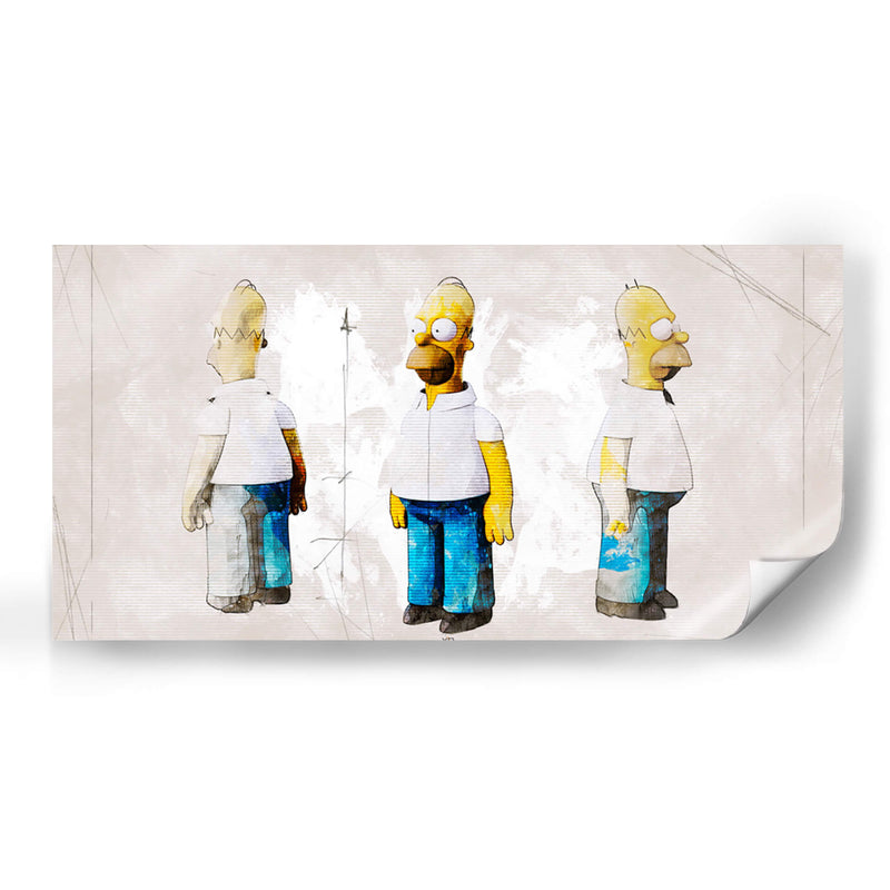 Homero-I - Yonatan Rodriguez | Cuadro decorativo de Canvas Lab