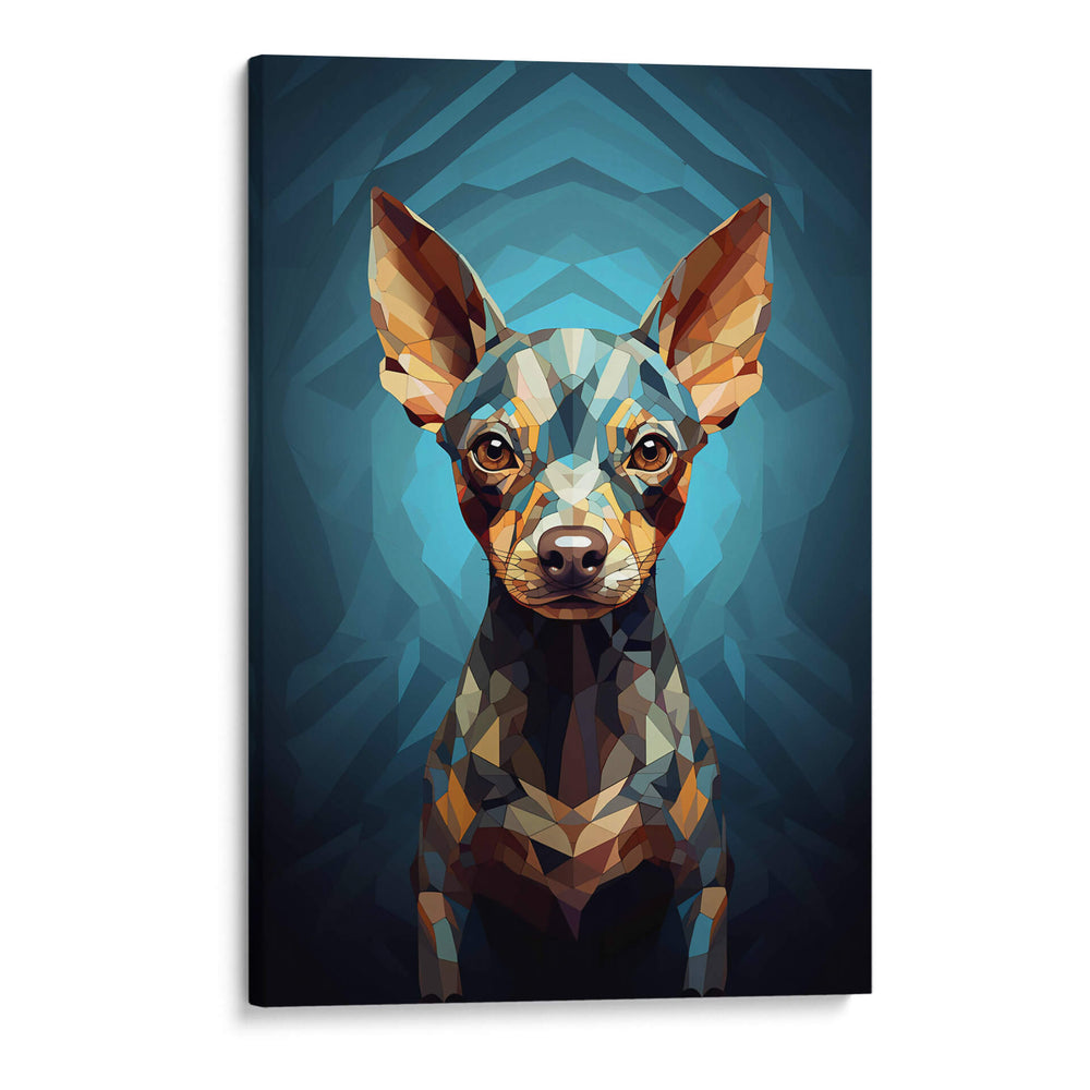 Mascotas: American Hairless Terrier arte abstracto Fusion Cromática - humberto110283 | Cuadro decorativo de Canvas Lab