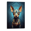 Mascotas: American Hairless Terrier arte abstracto Fusion Cromática - humberto110283 | Cuadro decorativo de Canvas Lab