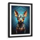 Mascotas: American Hairless Terrier arte abstracto Fusion Cromática - humberto110283 | Cuadro decorativo de Canvas Lab