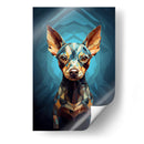 Mascotas: American Hairless Terrier arte abstracto Fusion Cromática - humberto110283 | Cuadro decorativo de Canvas Lab