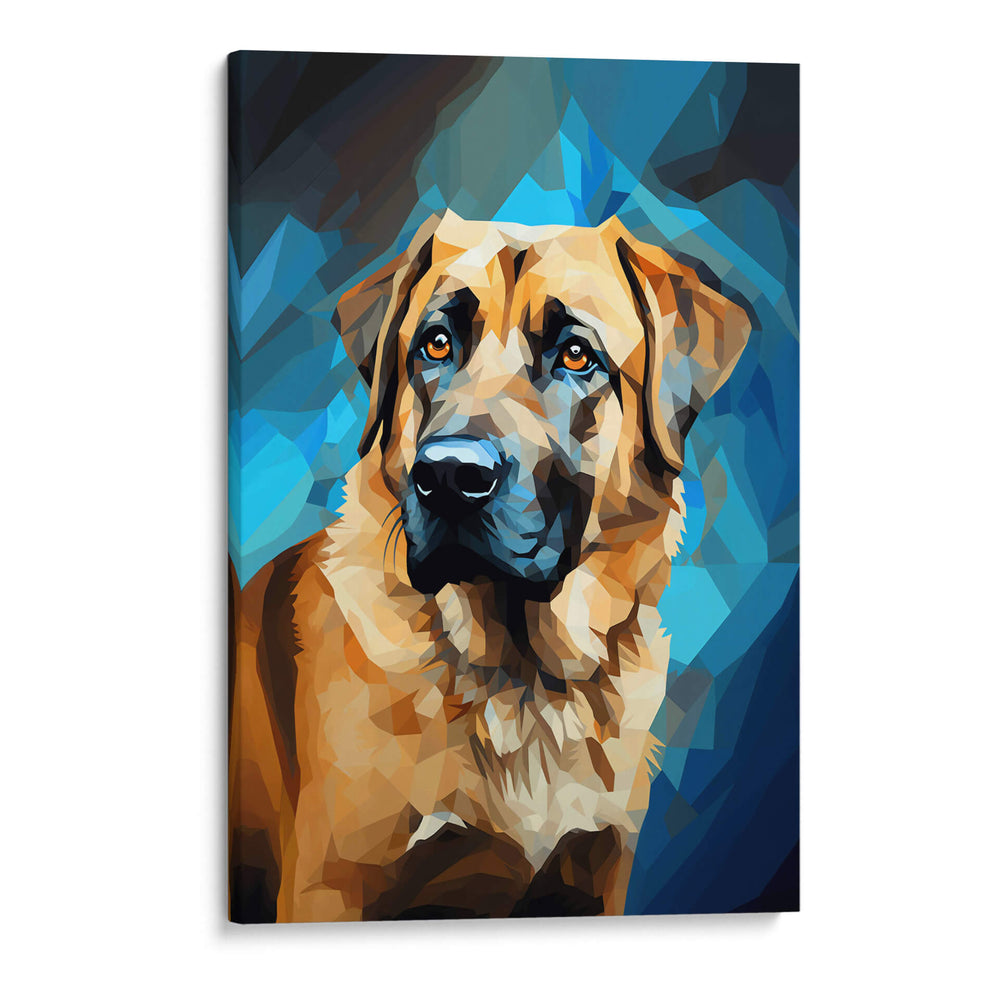 Retrato de Mascotas: Pastor de Anatolia arte abstracto Fusion Cromática - humberto110283 | Cuadro decorativo de Canvas Lab