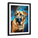 Retrato de Mascotas: Pastor de Anatolia arte abstracto Fusion Cromática - humberto110283 | Cuadro decorativo de Canvas Lab