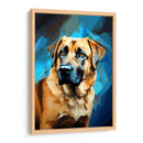 Retrato de Mascotas: Pastor de Anatolia arte abstracto Fusion Cromática - humberto110283 | Cuadro decorativo de Canvas Lab