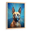Retrato de Mascotas: Belgian Malinois arte abstracto Fusión Cromática - humberto110283 | Cuadro decorativo de Canvas Lab