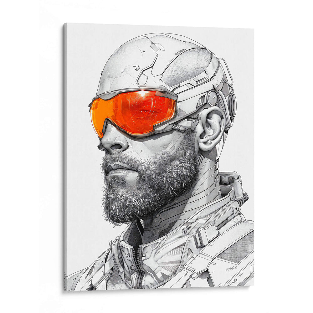El Hombre del Futuro - DeLaVegaGaming | Cuadro decorativo de Canvas Lab