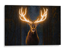 Ciervo-Cuernos Luminosos - El Warlock | Cuadro decorativo de Canvas Lab