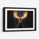 Ciervo-Cuernos Luminosos - El Warlock | Cuadro decorativo de Canvas Lab