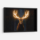 Ciervo-Cuernos Luminosos - El Warlock | Cuadro decorativo de Canvas Lab